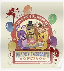 Freddy Fazbear's Birthday! (survivor version) Poster