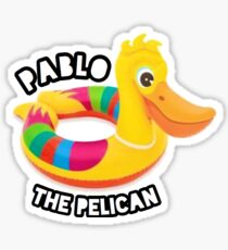 BB18 - Pablo The Pelican Sticker