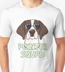 POINTER SQUAD (liver and white) Unisex T-Shirt