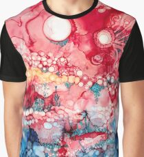 Abstract Alien Landscape III Graphic T-Shirt