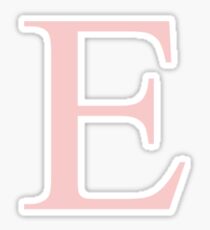 Epsilon- Millennial Pink Greek Letter Sticker