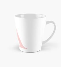 Alpha- millennial pink greek letter Tall Mug