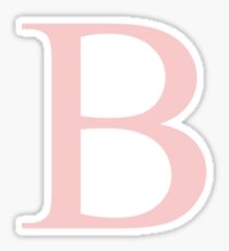 beta- millennial pink greek letter Sticker