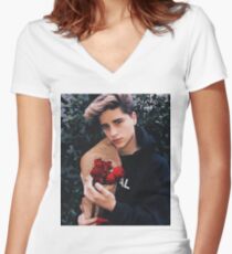 ivan martinez Women's Fitted V-Neck T-Shirt