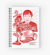 The Retro F*cking Cleaner Spiral Notebook