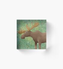 Moose Madness Acrylic Block