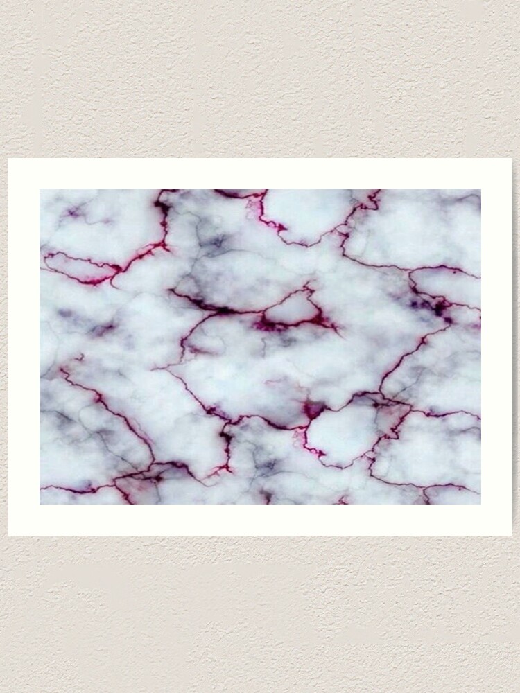 "Blood Marble" Art Print by Sochijelly Redbubble