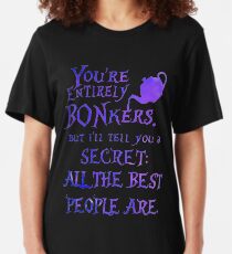 Alice in Wonderland - Bonkers Slim Fit T-Shirt