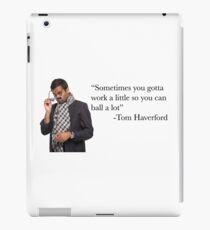 Tom rent a swag iPad Case/Skin