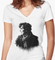 Sherlock Women's Fitted V-Neck T-Shirt