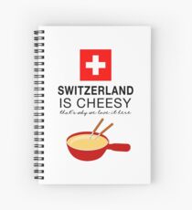 Swiss Fondue Spiral Notebook