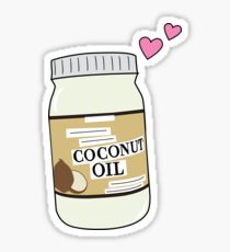 Coconut Oil Love Sticker