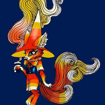 Blue Candy Corn Art Board Print for Sale by CalamityHA