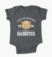 Life Is Better With A Hamster One Piece - Short Sleeve