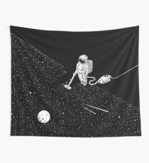 Space Cleaner Wall Tapestry