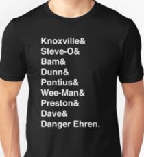 Jackass Names Unisex T-Shirt
