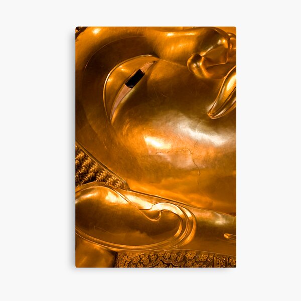 The big reclining Buddha at Wat Po, Bangok Canvas Print