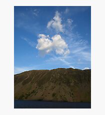 Sky, Slope, Water Photographic Print