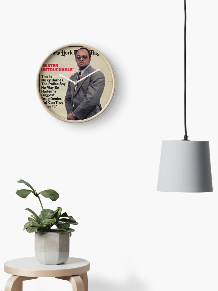 Mister Untouchable Leroy Nicky Barnes Clock By Donjan Redbubble