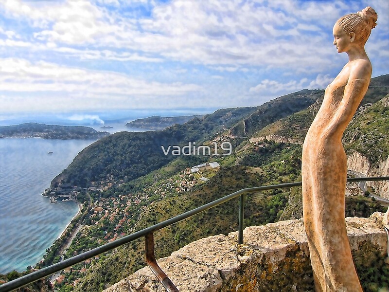 Eze Village France By Vadim19 Redbubble   Flat,800x800,075,f.u3 