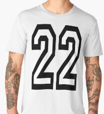22, TEAM, SPORTS, NUMBER 22, TWENTY, TWO, Twenty Second, Competition, Men's Premium T-Shirt