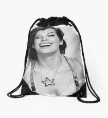 Milla jovovich Drawstring Bag