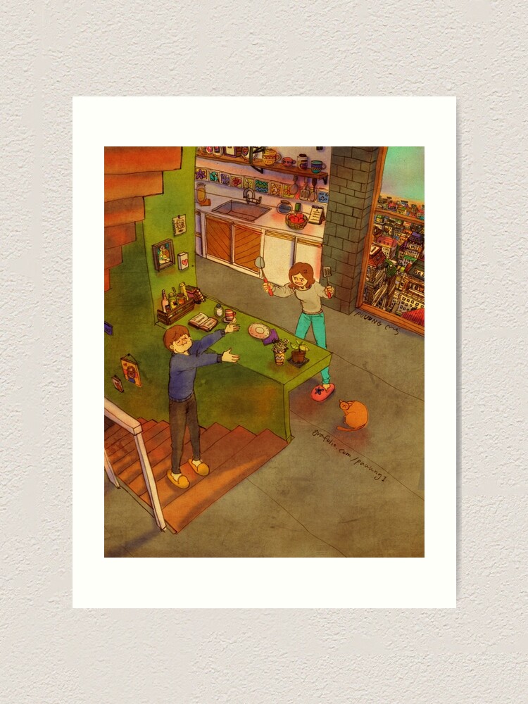 Alternate view of I’m mad! Art Print