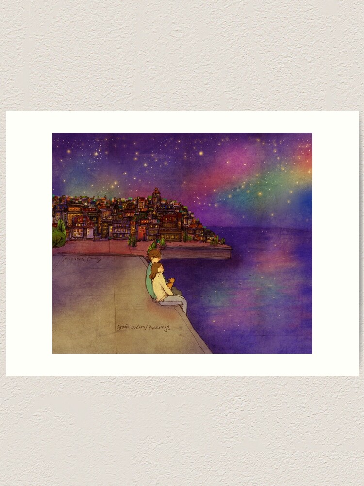 Alternate view of Night sky Art Print