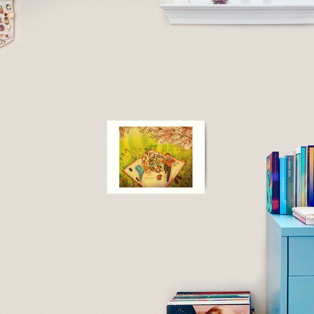 A picnic Art Print