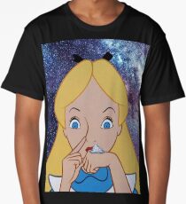 Alice in Wonderland doing a Bump Long T-Shirt