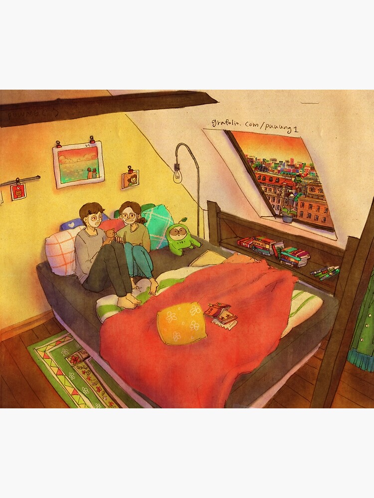 Doing face masks by puuung1