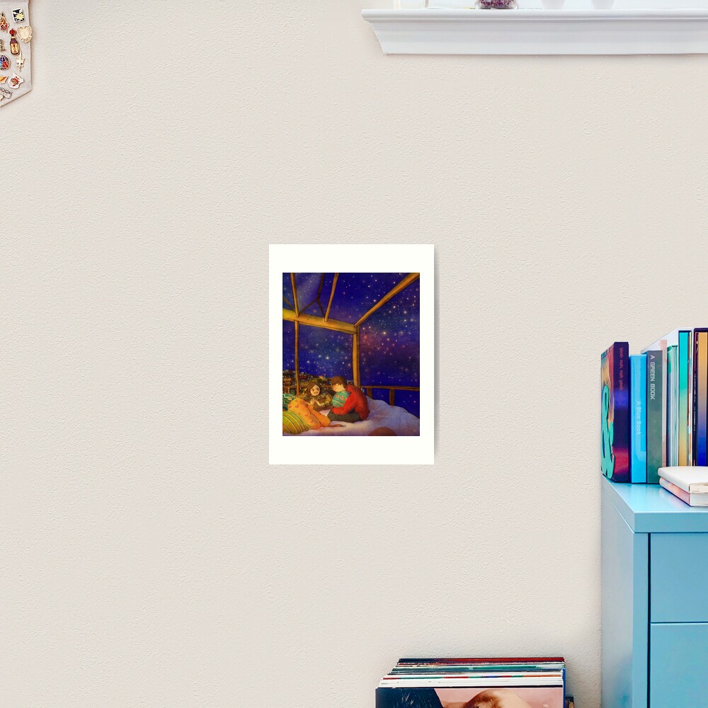 Starry night Art Print