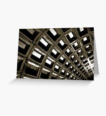 Washington Metro Greeting Card