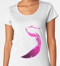 Camiseta premium para mujer Ella lucha por la causa