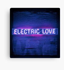 Electric Love Canvas Print