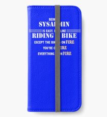 SYSADMIN iPhone Wallet/Case/Skin