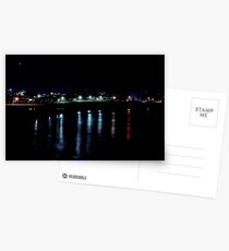 night lights on the ocean Postcards