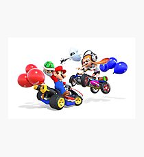 mario bross and splatoon Photographic Print