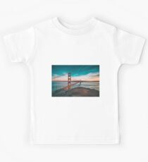 Golden State Bridge Skyline Kids Tee