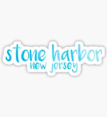 stone harbor new jersey Sticker