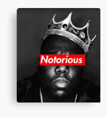 NOTORIOUS BIG T-SHIRT Canvas Print
