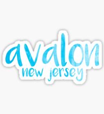 avalon new jersey Sticker