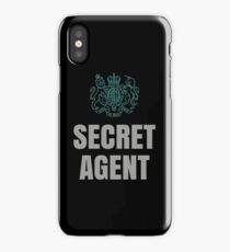 SUPER SECRET UNDERCOVER AGENT iPhone Case