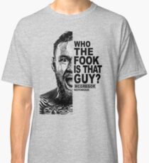 conor mcgregor ( half face quote) Classic T-Shirt
