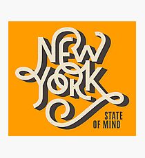 Lámina fotográfica Estado de mente de Nueva York