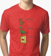dinosaurs Tri-blend T-Shirt