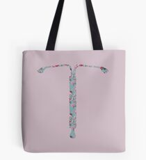 Floral IUD Tote Bag