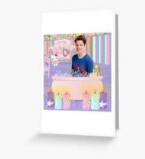 Freddie in the Bathtub Greeting Card