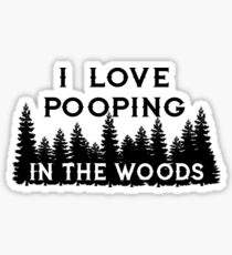 nature poop Sticker