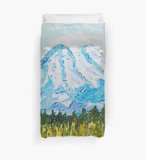 Mt. Rainier Washington Duvet Cover